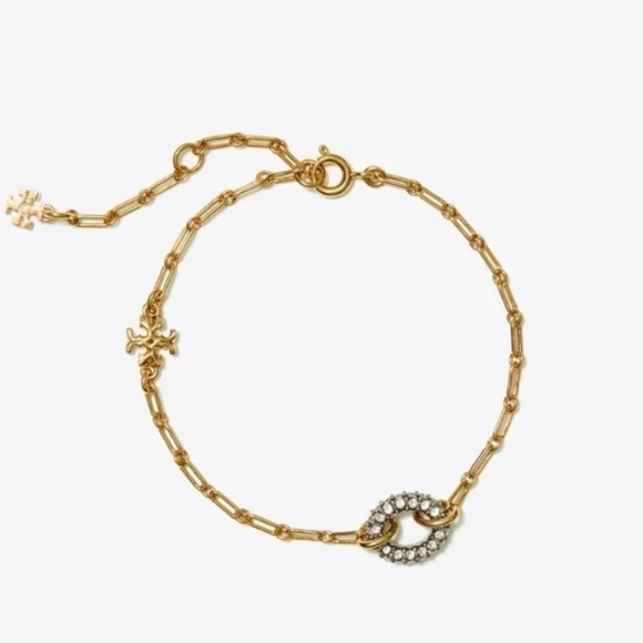 🌸Tory Burch Roxanne Chain Carabiner Bracelet - Picture 3 of 8